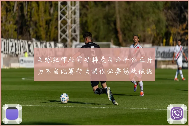 足球纪律处罚安排是否公平公正并为不当比赛行为提供必要惩处依据